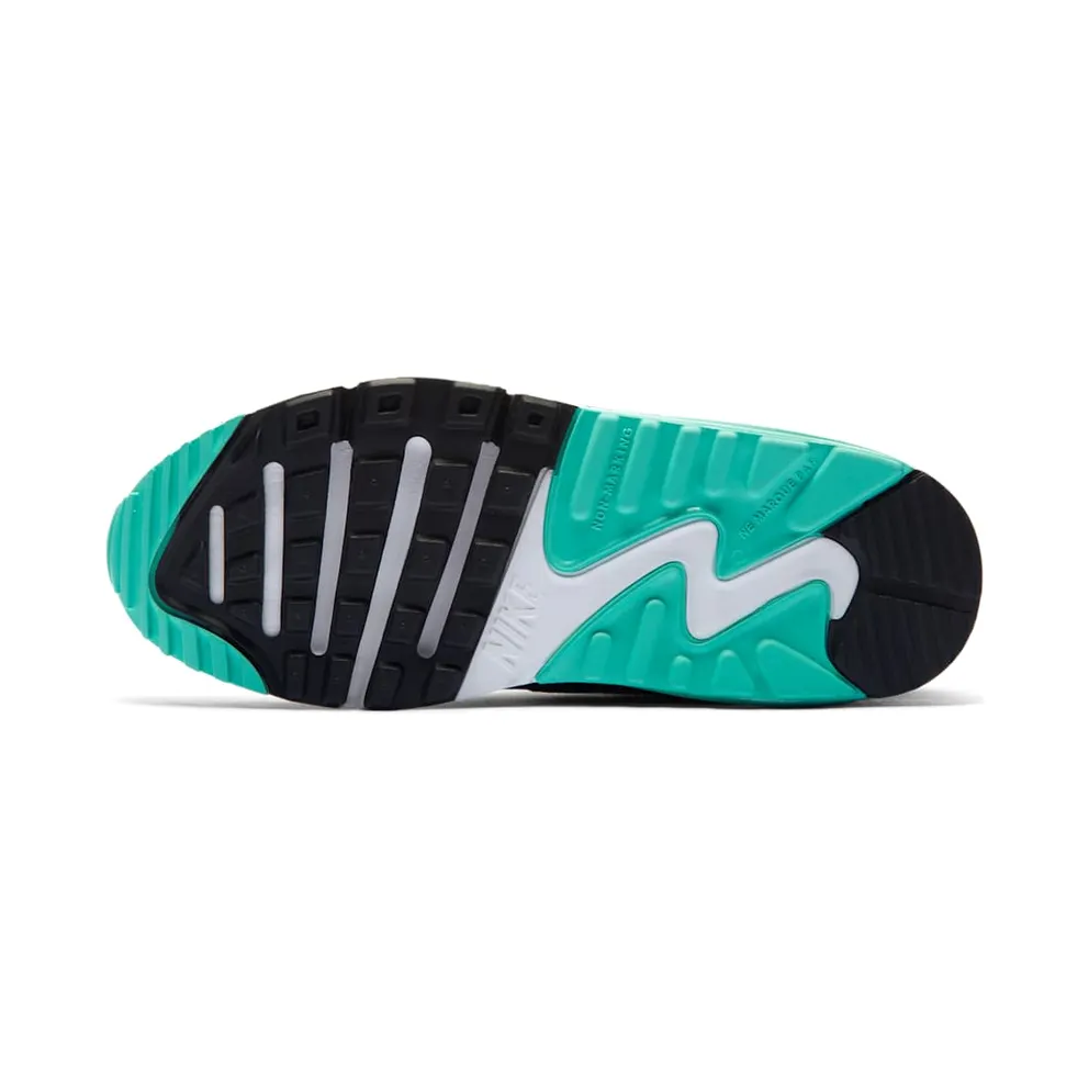 Nike Air Max 90 Hyper Turquoise (PS) White/Light Smoke Grey/Hyper Turquoise (CD6867-102)