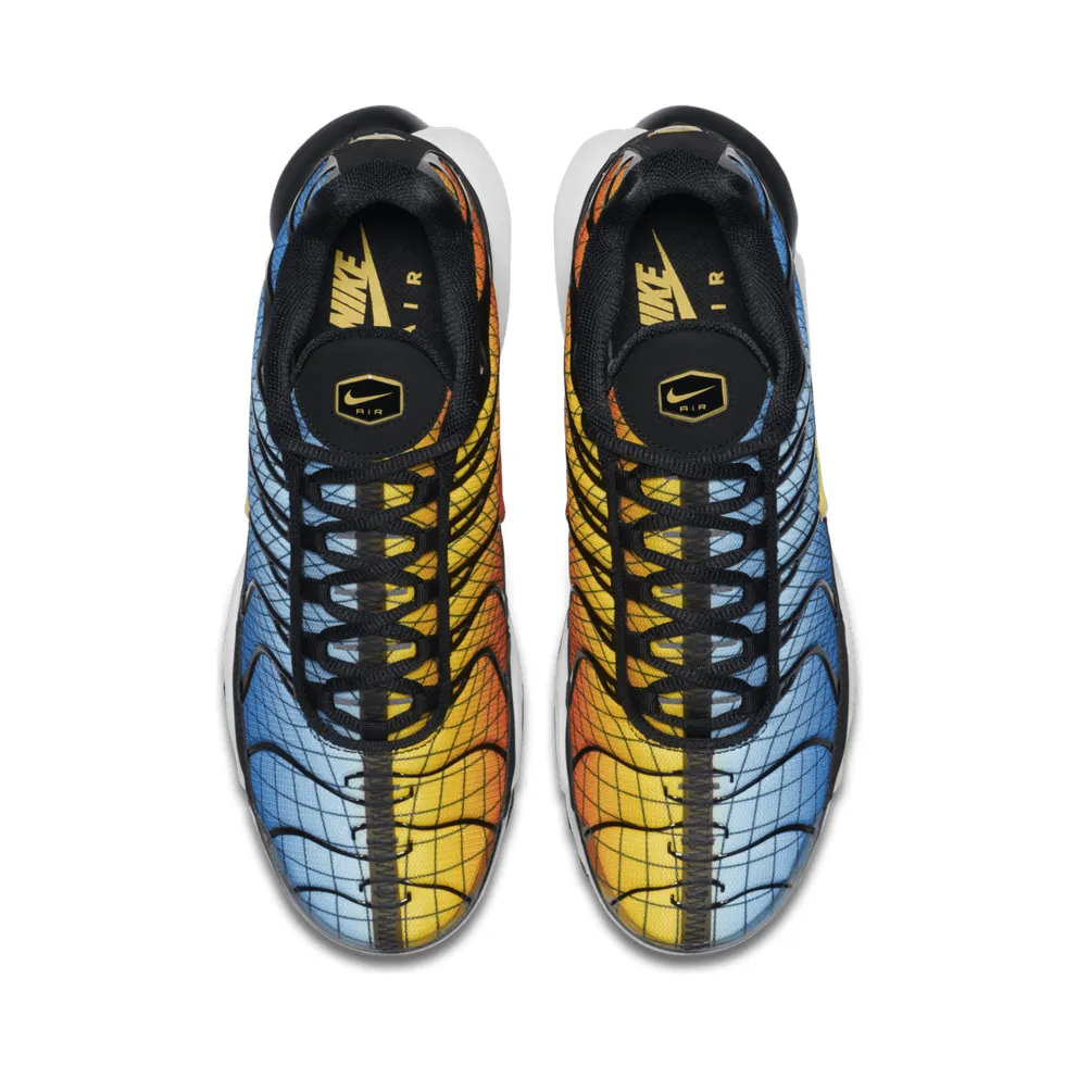 Nike Air Max Plus Greedy Black/Tour Yellow-Team Orange-Chile Red (AV7021-001)