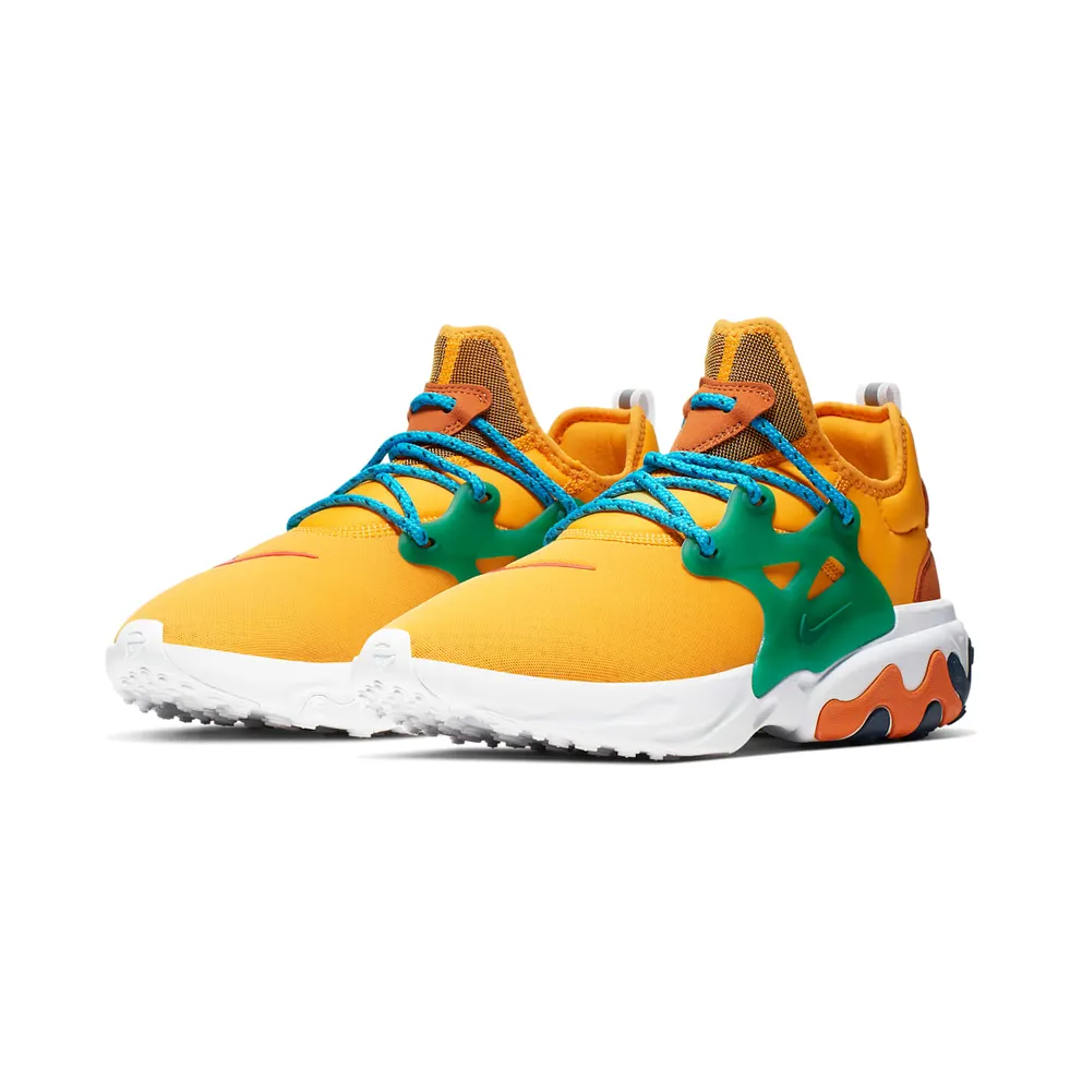 Nike React Presto Breakfast University Gold/Habanero Red-Mystic Green-Cinder Orange-University Blue-Blue Force (AV2605-701)