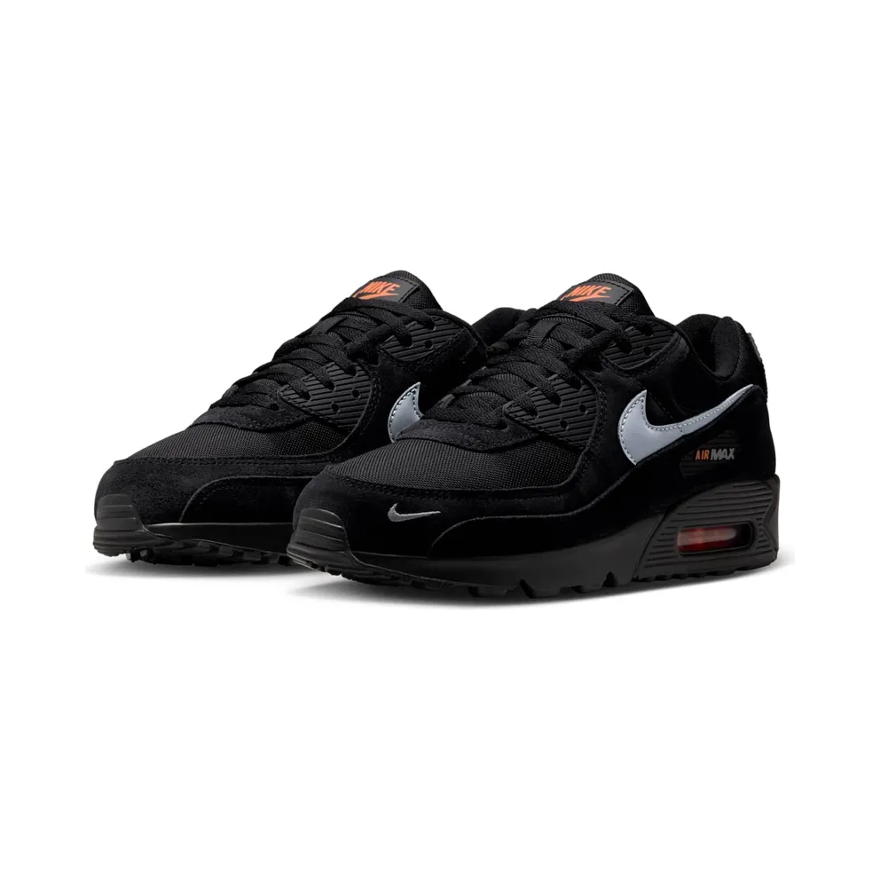 Nike Air Max 90 “Black Metallic Cool Grey Orange” (DO6706-010)