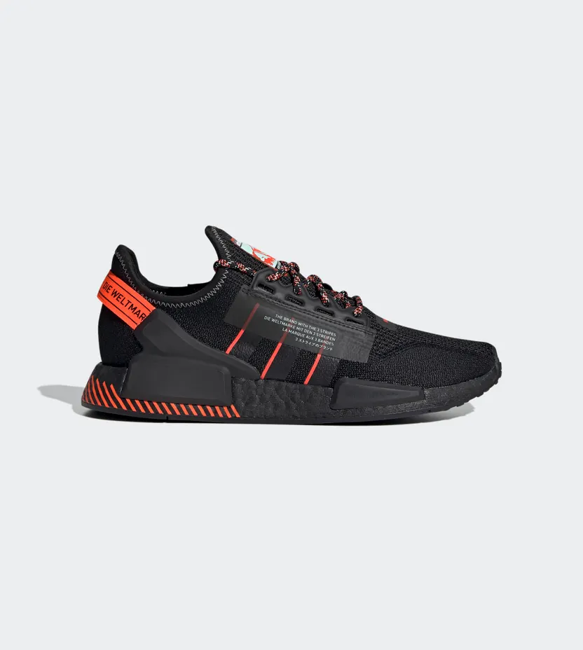 adidas NMD_R1 V2 Core Black / Core Black / Solar Red (FW6409)