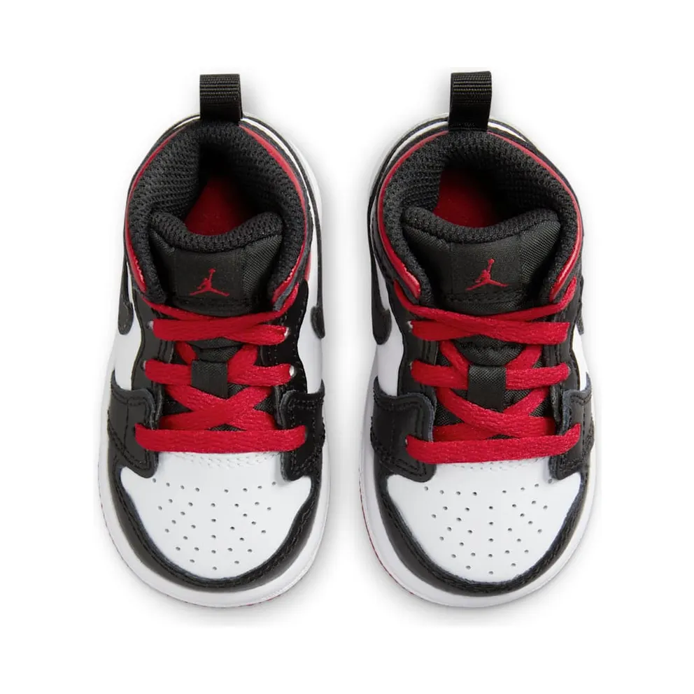 Jordan 1 Mid TD “White / Black / Gym Red” (DQ8425-106)