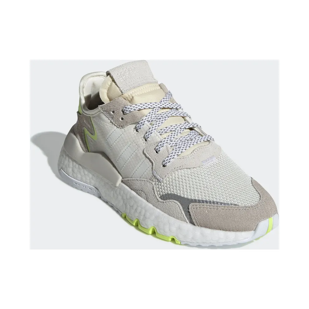 adidas Nite Jogger Off White Hi Res Yellow (W) Off White/Cloud White/Hi-Res Yellow (CG6098)