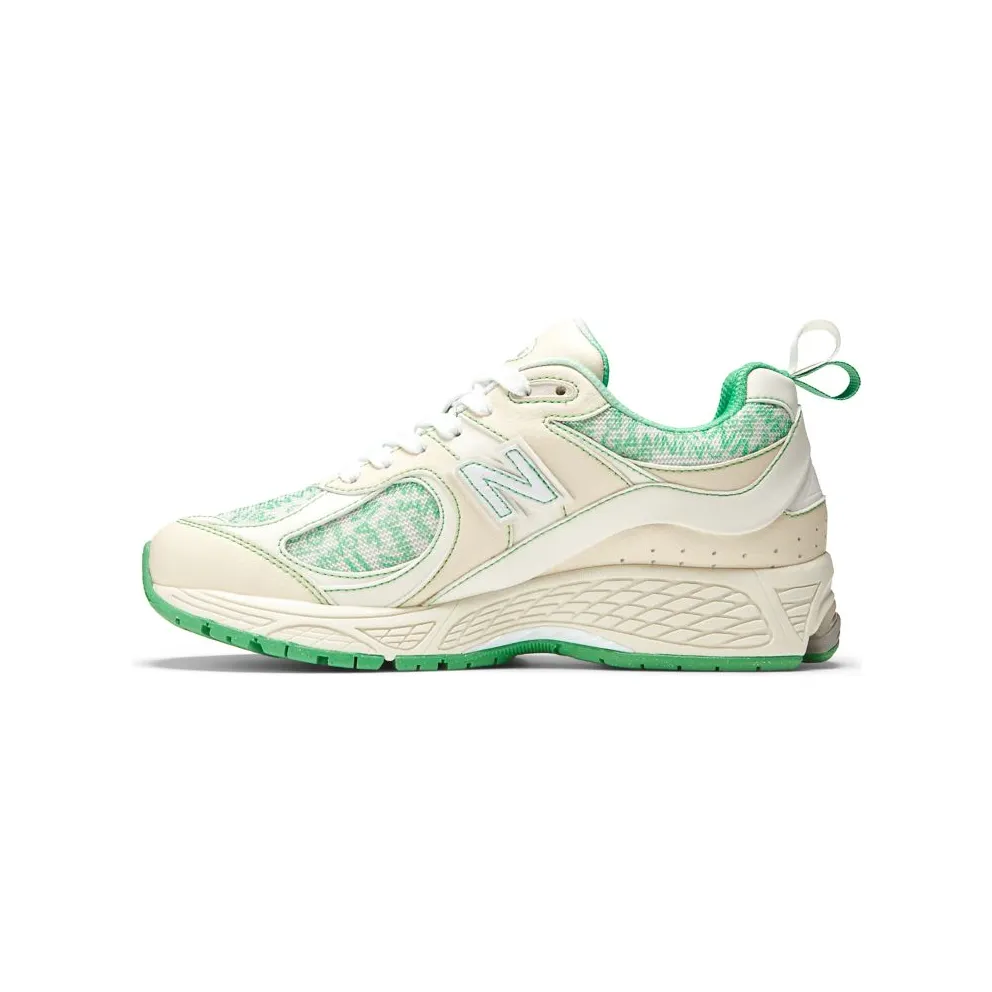 New Balance 2002R GANNI Turtledove – “Cream / Green” (M2002RGC)