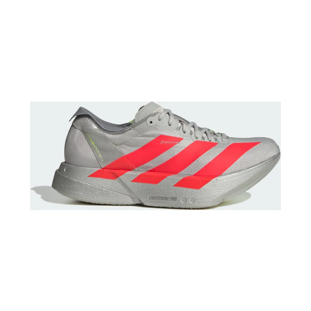 Adidas Adizero Adios Pro 4 Grey Two / Lucid Red / Grey (JR6357)