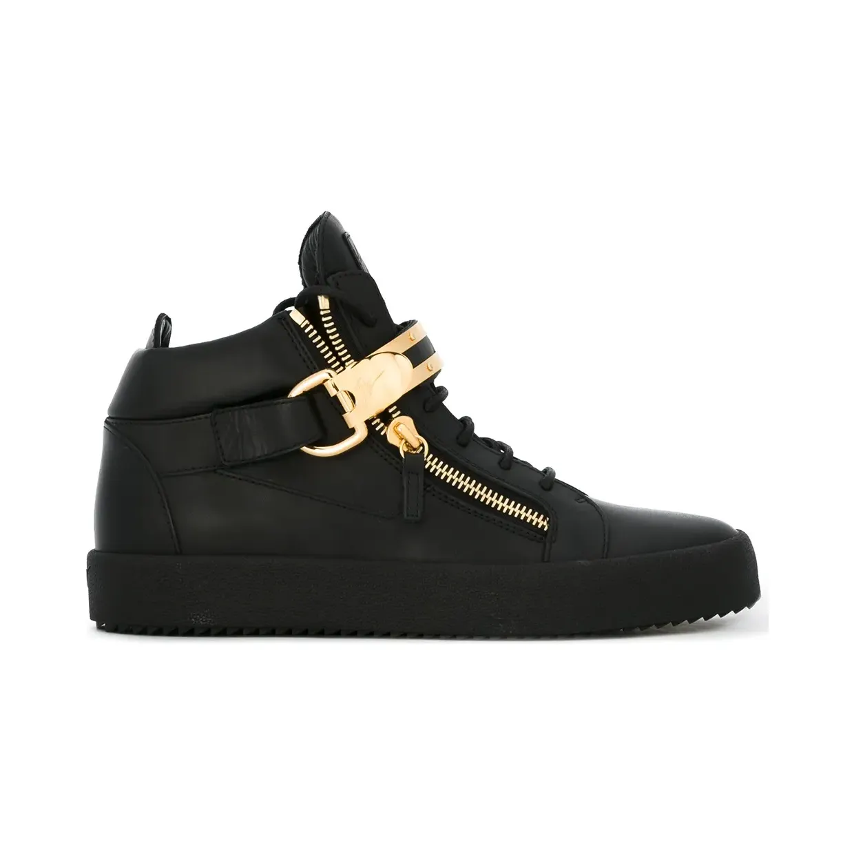 Giuseppe Zanotti ‘The Shark’ High-Top-Sneakers “Black” (RU6163001)