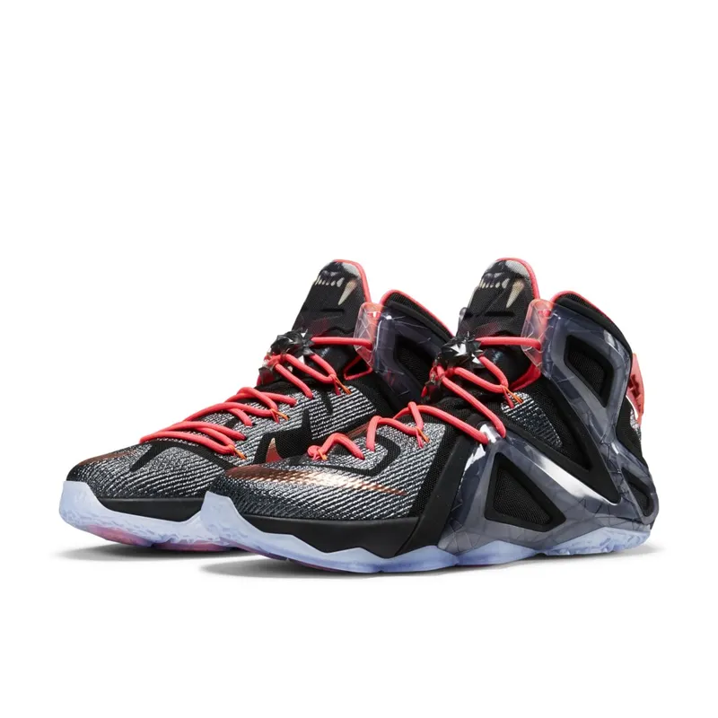 Nike LeBron 12 Elite Rose Gold Black/White/Hot Lava (724559-091)