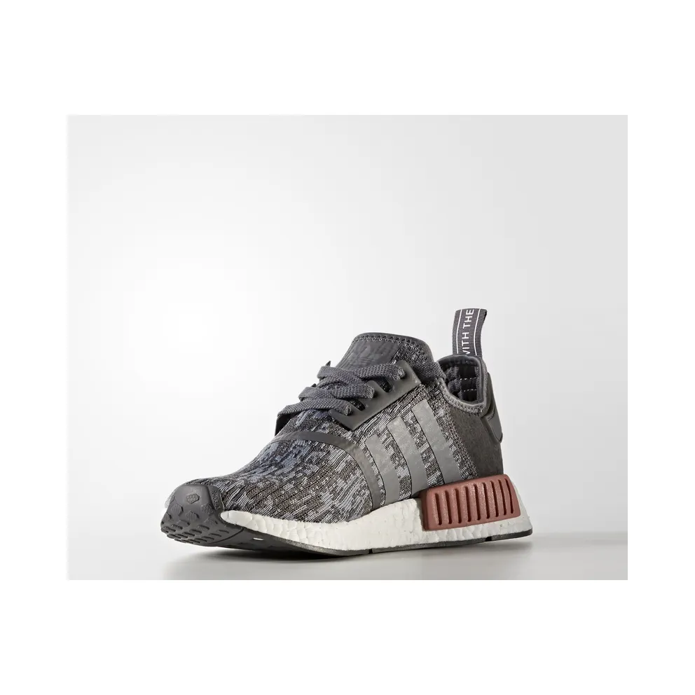 adidas NMD R1 Heather Grey Raw Pink (W) Grey Heather/Grey Heather/Raw Pink (BY9647)