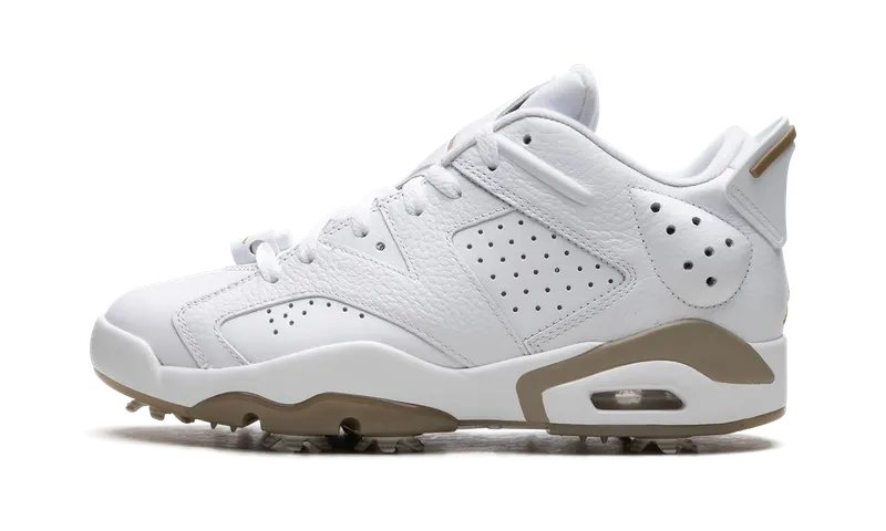 Air Jordan 6 Low Golf “White Khaki” (DV1376-100)