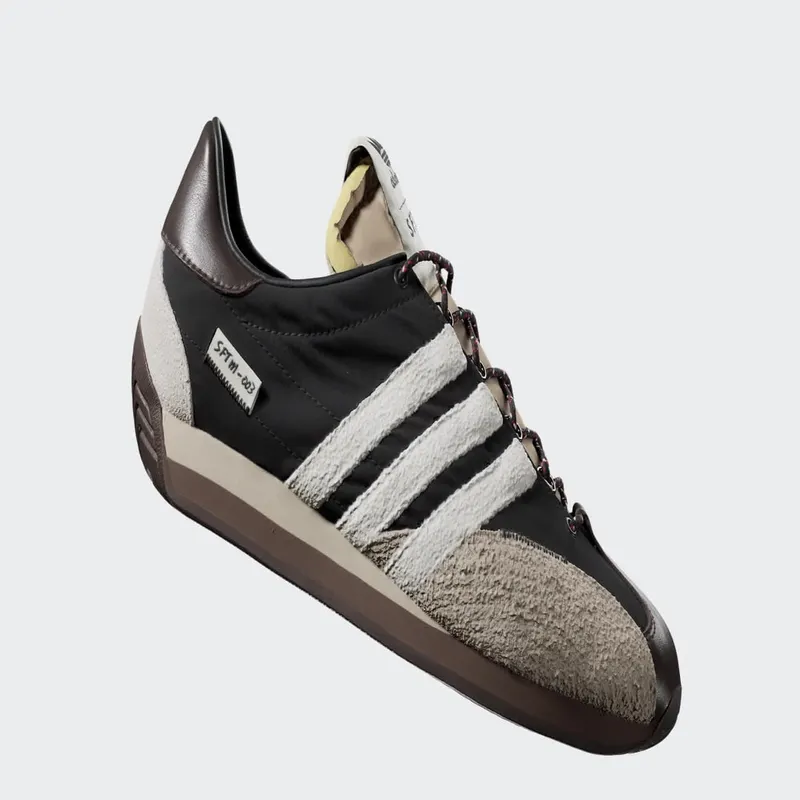 adidas Country OG Low Trainers Core Black / Core White / Wonder Beige (ID3546)