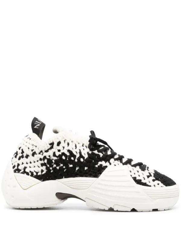 Lanvin Flash-X gehaakte sneakers – Beige (FWSKIK04KNITH23)