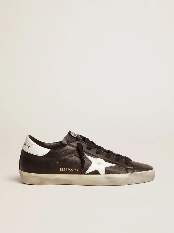 Golden Goose Super-Star Black White Leather (W) (GWF00101F00032180203)
