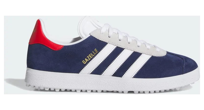 Adidas Gazelle Spikeless Dark Blue / Cloud White / Pure Ruby (KJ5427)
