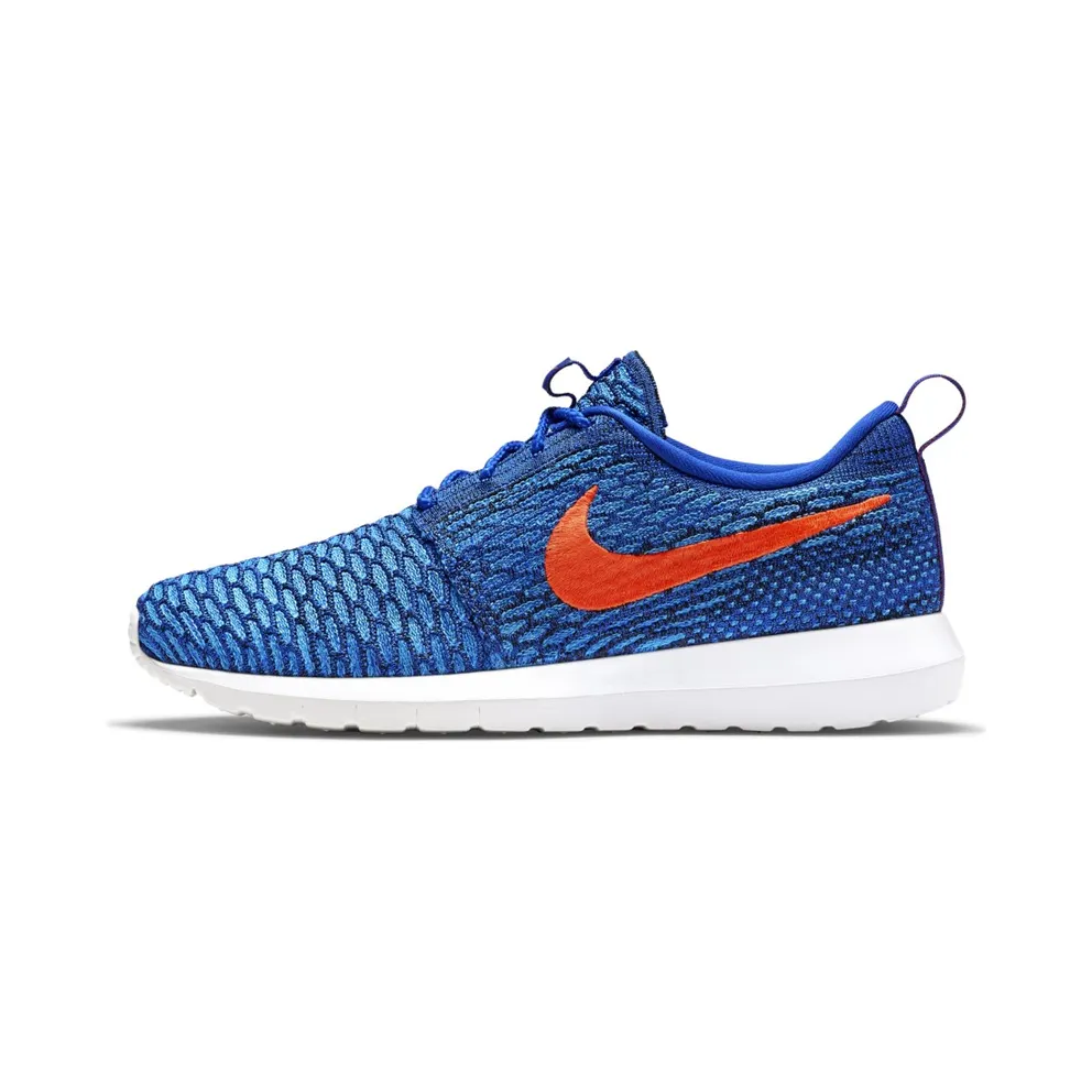 Nike Roshe Run Flyknit Game Royal Bright Crimson Game Royal/Bright Crimson (677243-401)