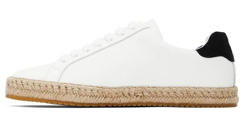 Palm Angels White Palm One Espadrille Sneakers (PMIB001S22LEA0010101) (3)
