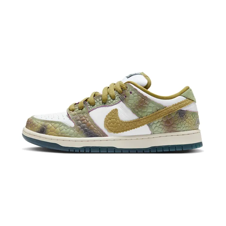 Nike SB Dunk Low Alexis Sablone – Chameleon “Oil Green / White / Desert Moss” (HJ3386-300)