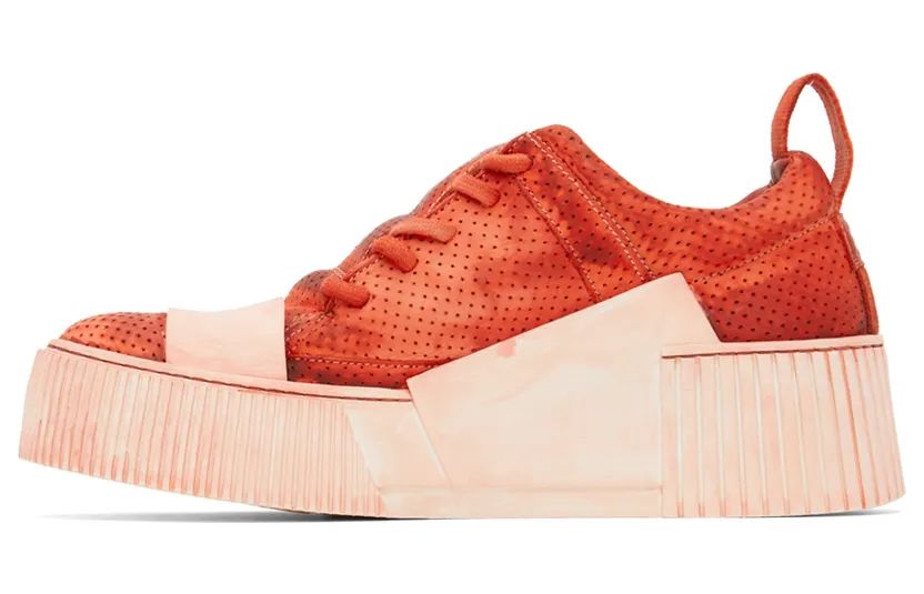 Boris Bidjan Saberi SSENSE Exclusive Red Bamba 2.1 Sneakers (SSNSx15) (3)