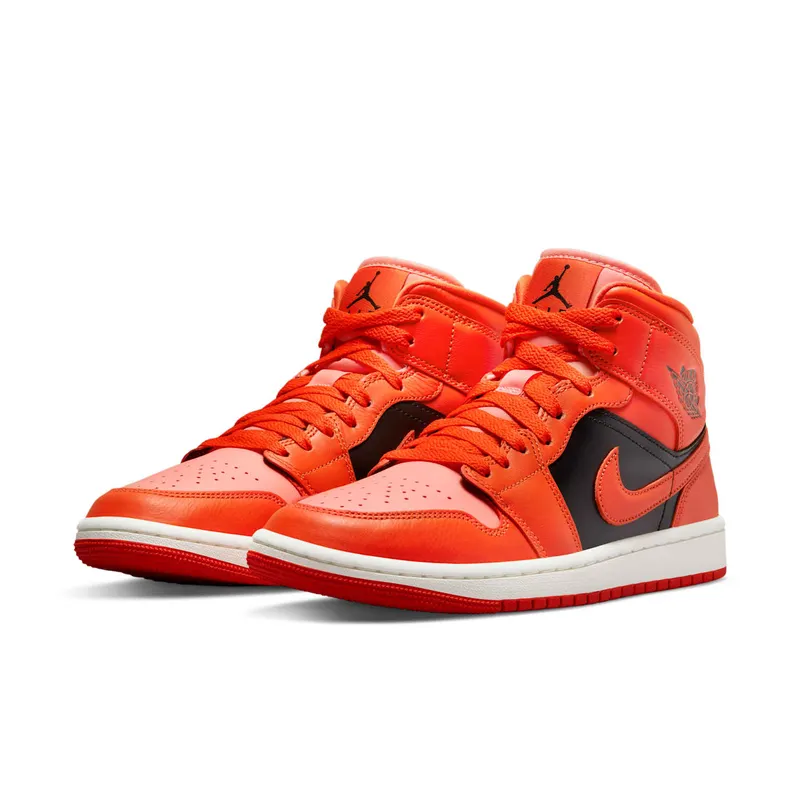 Air Jordan 1 Mid Orange Black (DM3381-600)