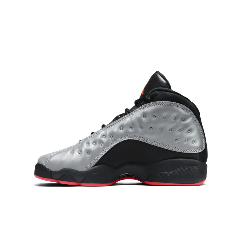 Jordan 13 Retro Infrared 23 (GS) Rflct Slv/Infrrd 23/Black (696299-023)