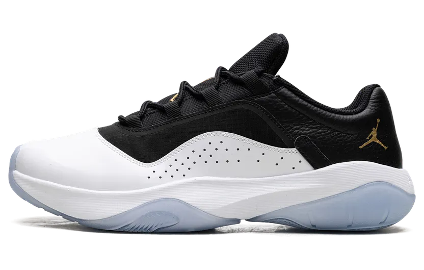 Air Jordan RETRO 11 CMFT LOW “BLACK WHITE GOLD” (DN4180-070)