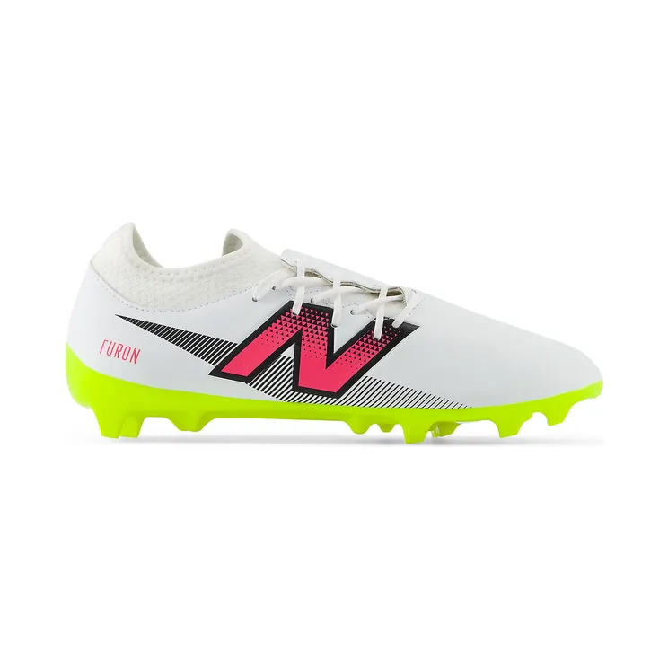 New Balance Furon Dispatch FG V7 White Hi-Lite Neon Pink (SF3FH75)