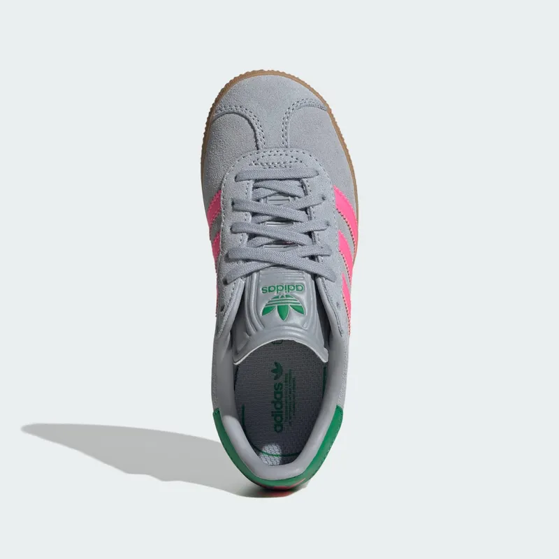 Adidas Gazelle Halo Silver / Lucid Pink / Green (IH6472)