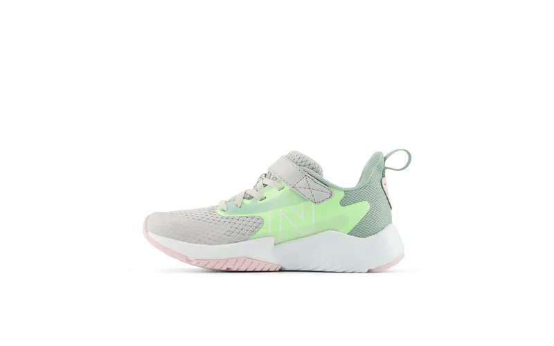 New Balance Rave Run v2 Bungee Lace Grey Matter Mint Flash Mosaic Green (YTRAVE2)