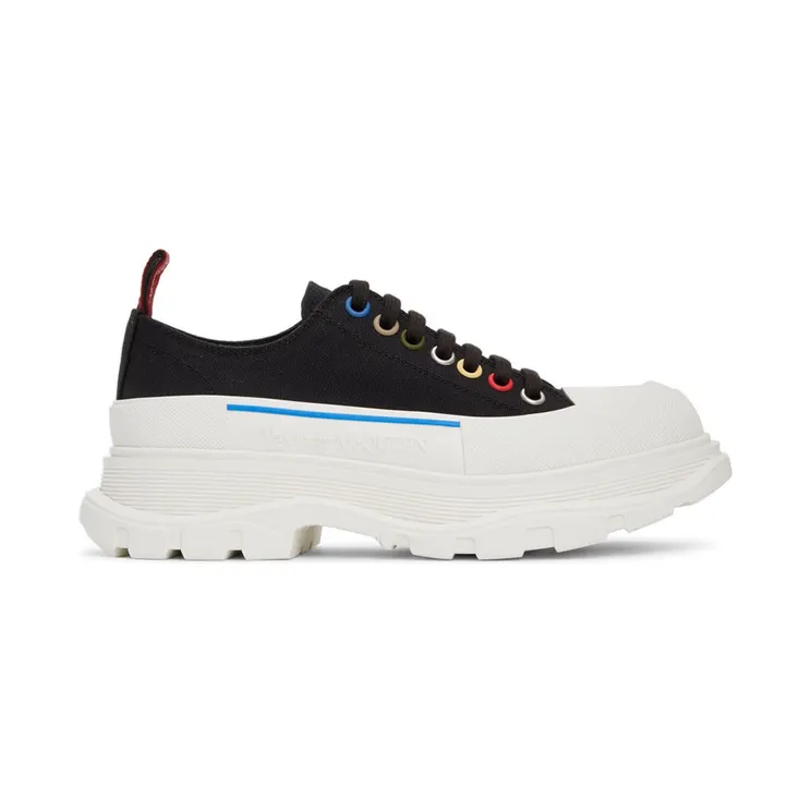 Alexander McQueen Black & Multicolor Treadslick Sneakers (604257W4MVG1522)