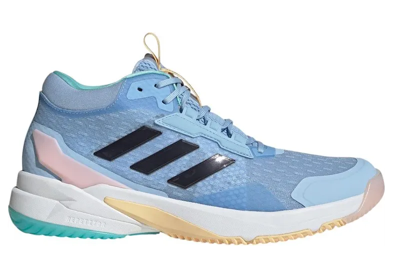 adidas Crazyflight 6 Mid Indoor Glow Blue Shadow Navy Flash Aqua (HP7032)