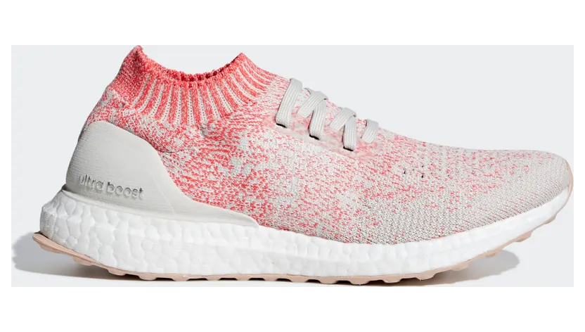 Adidas UltraBoost Uncaged ‘Raw White Shock Red’ Raw White/Raw White/Shock Red (B75863)