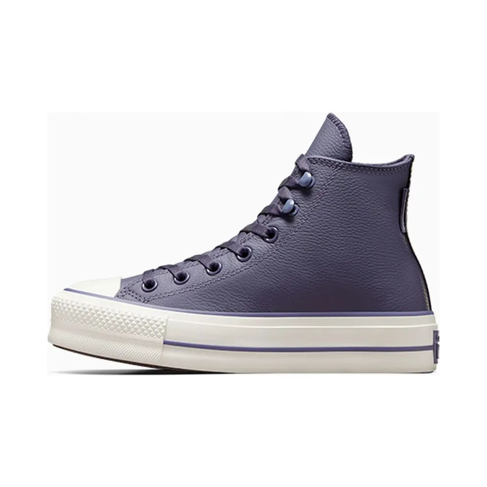 Converse Chuck Tayor All Star Lift Platform Weatherized Leather Shadow Purple/Lavender Ash (A11159C)