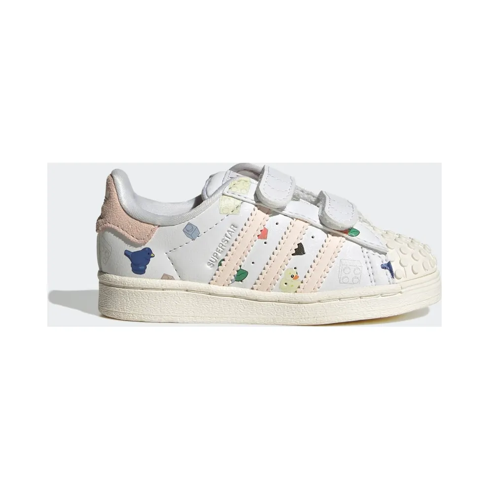 adidas Superstar x LEGO Schuh Cloud White / Wonder Quartz / Core White (IF2200)
