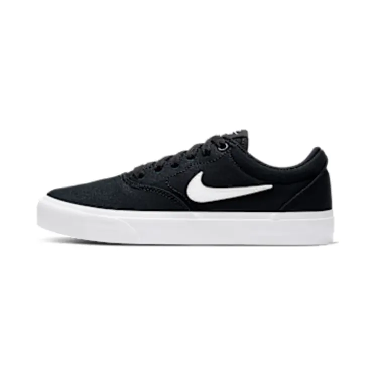 Nike SB Charge Canvas (GS) “Black / White” (CQ0260-004)