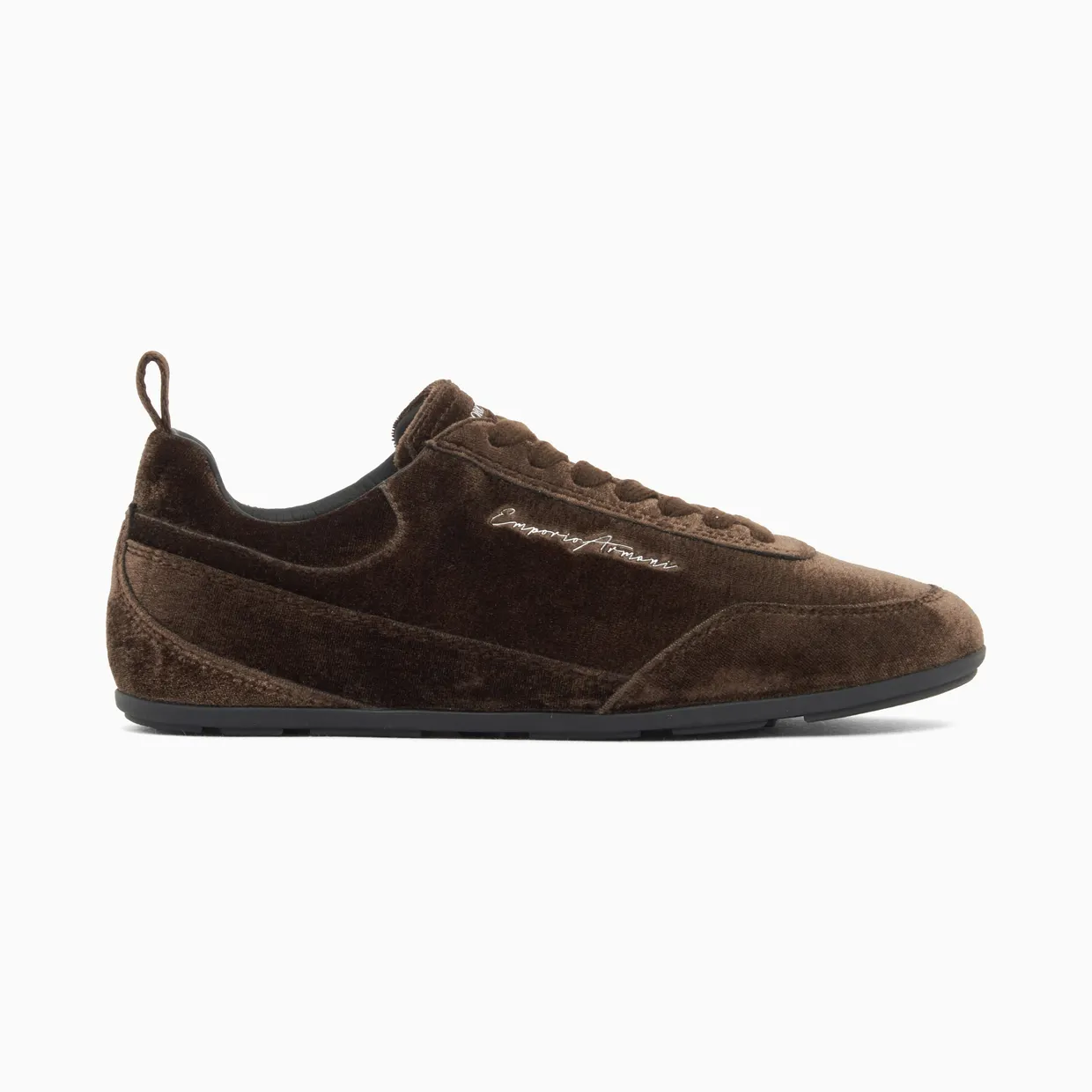 Armani Low-Top Sneakers With An Embroidered Side Logo (EW005078-AF14380-U7001)