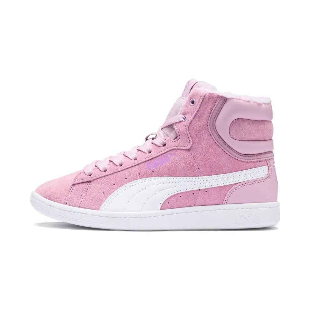 Puma Vikky Mid Fur hoge Pink/White (36685402)