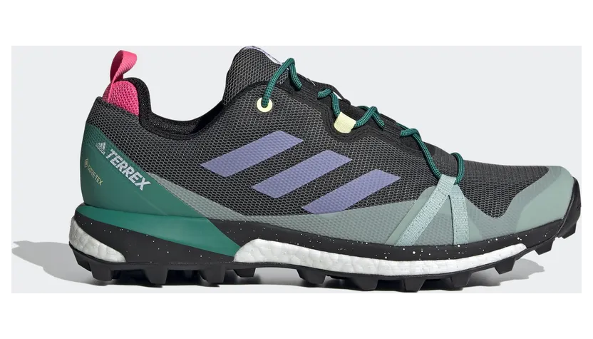 adidas TERREX Skychaser LT GTX Schuh Core Black / Light Purple / Glory Green (EG1734)