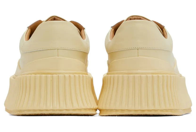Jil Sander Yellow Oversize Low-Top Sneakers (JS32108A_15215) (2)