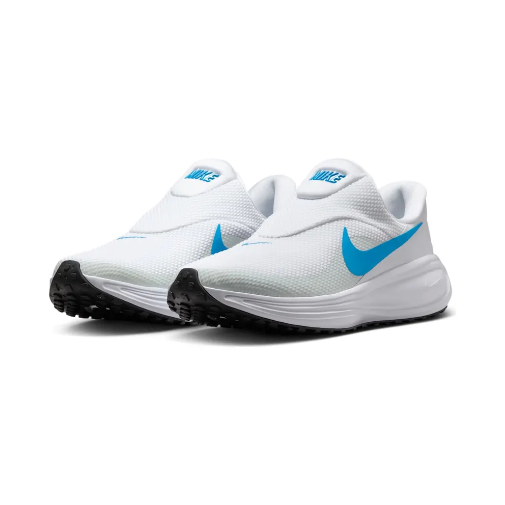 Nike Revolution 8 EasyOn White Pure Platinum Blue Hero (HQ2414-101)