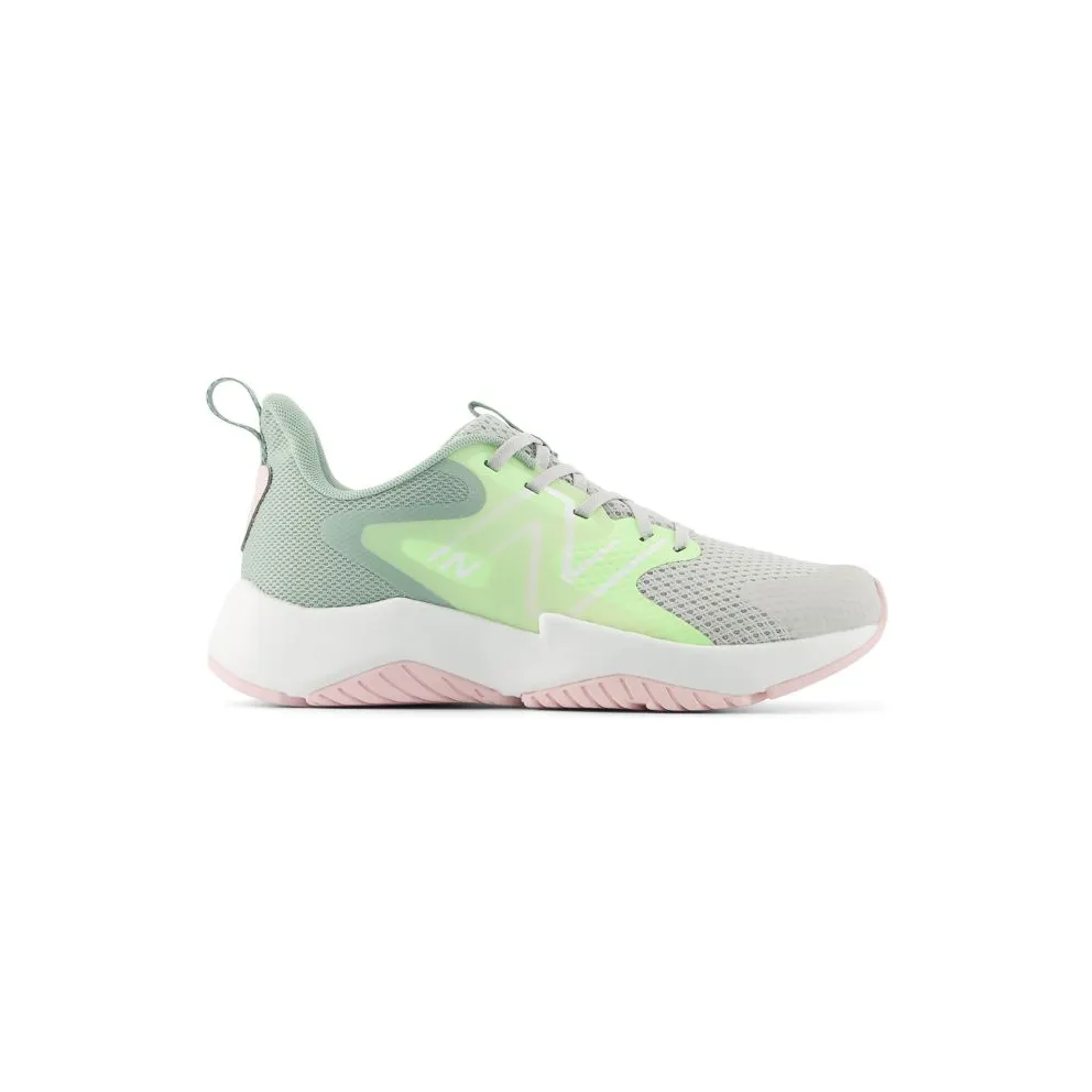 New Balance Rave Run v2 Lace Grey Matter Mint Flash Mosaic Green (GKRAVE2)