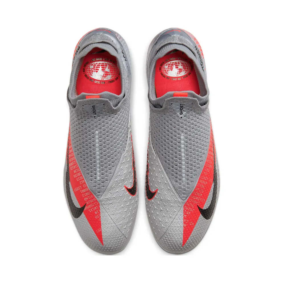 Nike Phantom Vision 2 Elite DF AG-Pro “Metallic Bomber Grey / Particle Grey / Laser Crimson / Black” (CD4160-906)