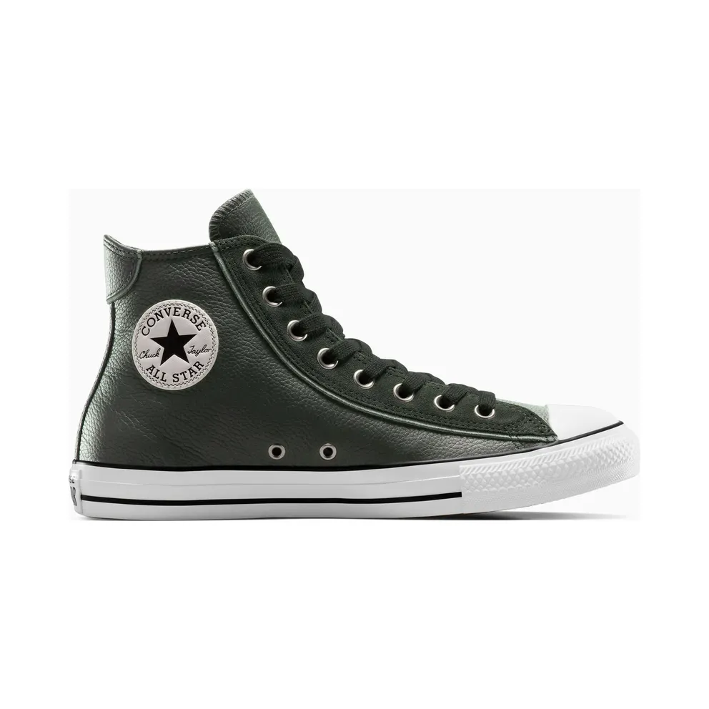 Converse Chuck Taylor All Star Wide Leather & Suede Dense Canopy/Egret/Black (A14810C)