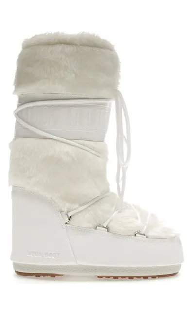 Moon Boot Icon Faux-Fur Boot White (80D1408900-A002)