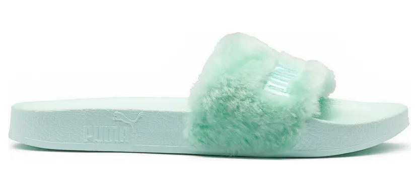 Puma Fur Slide Rihanna Fenty Bay Mint