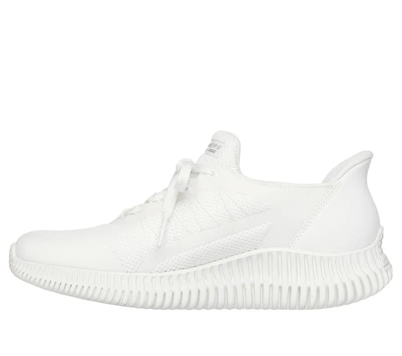 Skechers Slip-ins: BOBS Geo Lite – Divine Pace – White – “White” (117413 WHT)