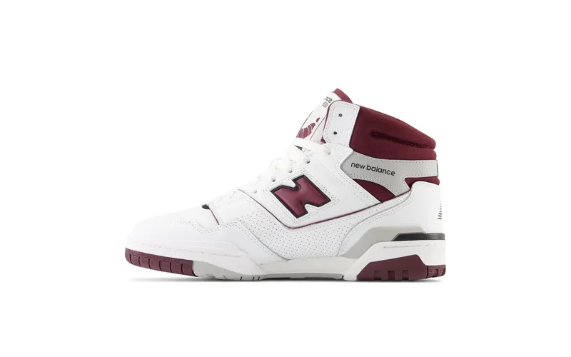 New Balance 650 White Burgundy Raincloud (BB650RCH)