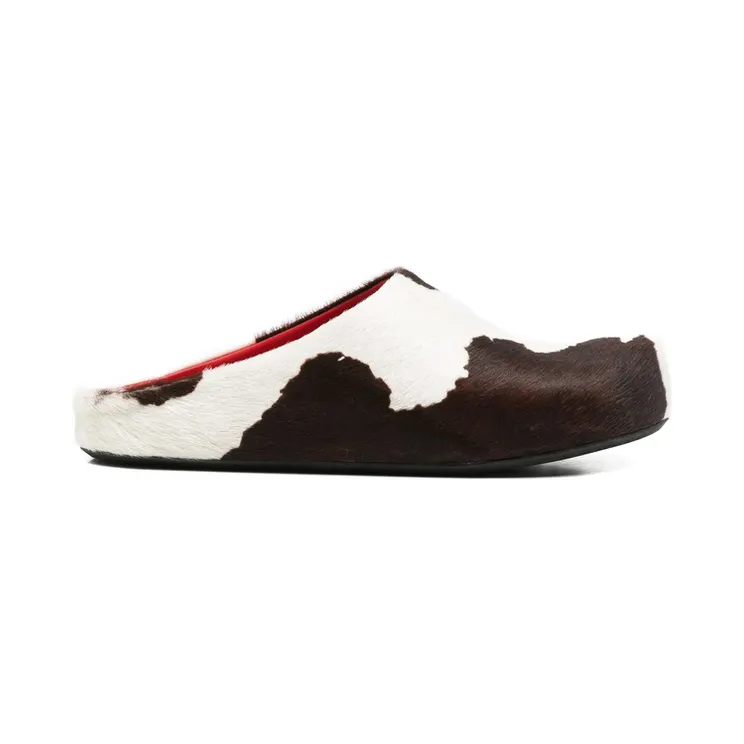 Marni Cow-print “Brown/White” (P9283 SBMR000600 ZP216)