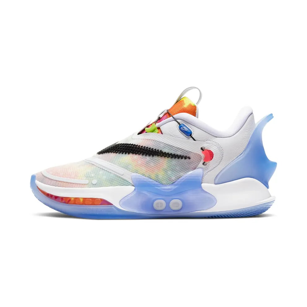 Nike Adapt BB 2.0 Tie Dye (US Charger) White/Black-Multi-Color (BQ5397-100)