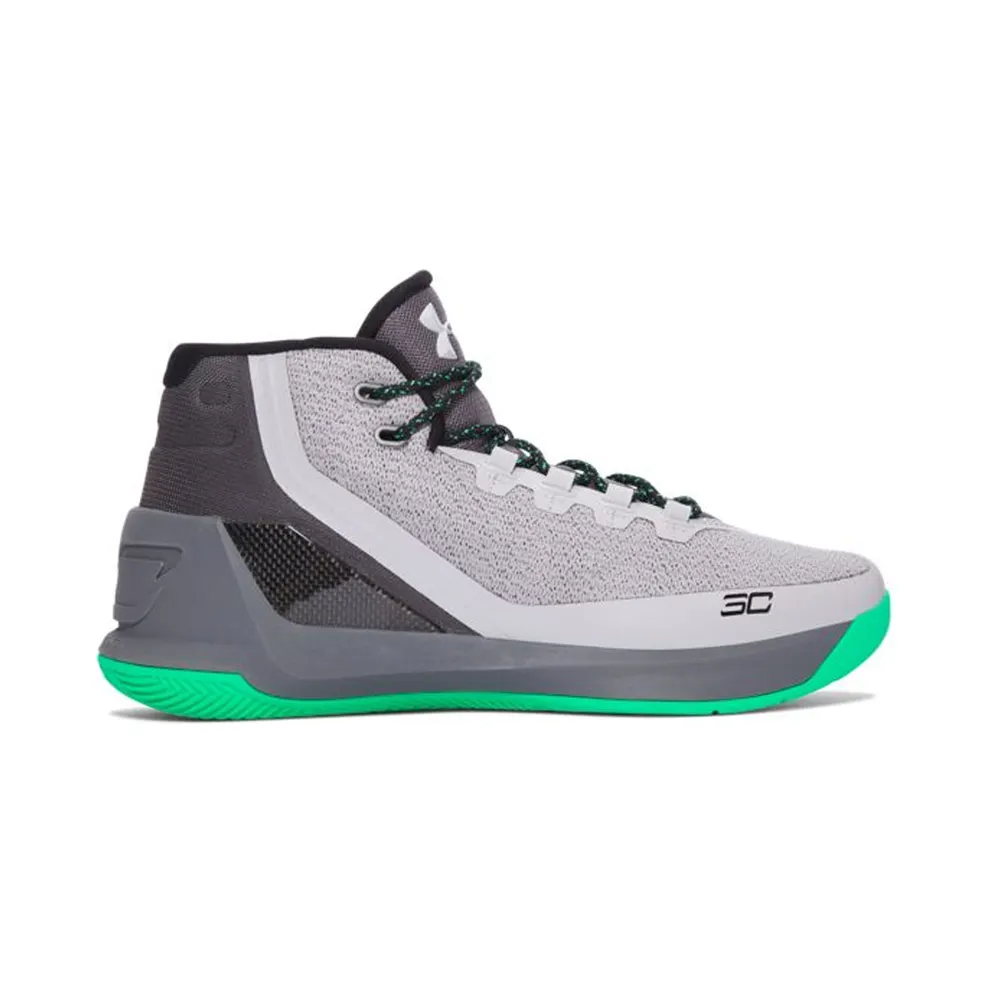 Under Armour Curry 3 Grey Matter Green Grey/Black-Green (1269279-289)