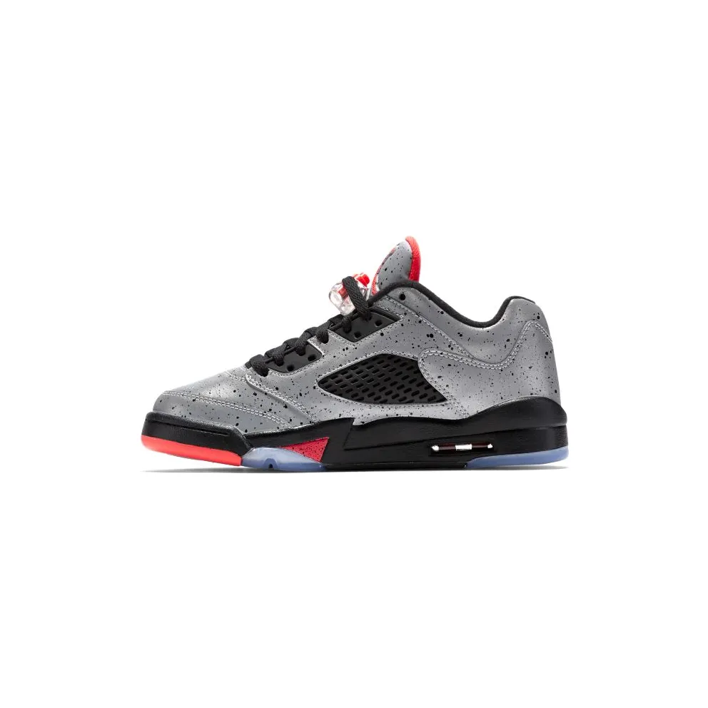 Jordan 5 Retro Low Neymar (GS) Reflective Silver/Infrared 23-Black (846316-025)