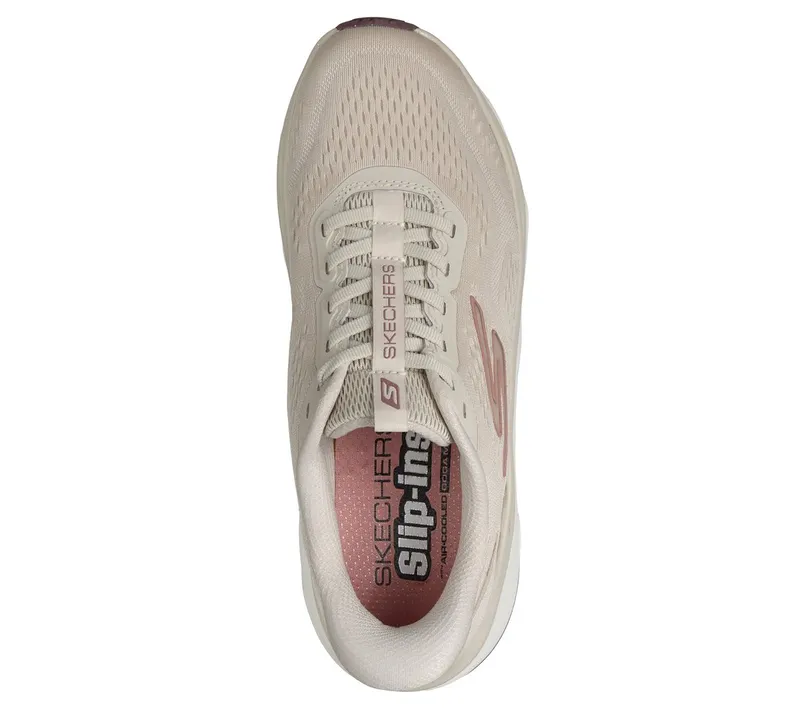 Skechers Slip-ins: Max Run Sneaker Natuurlijk